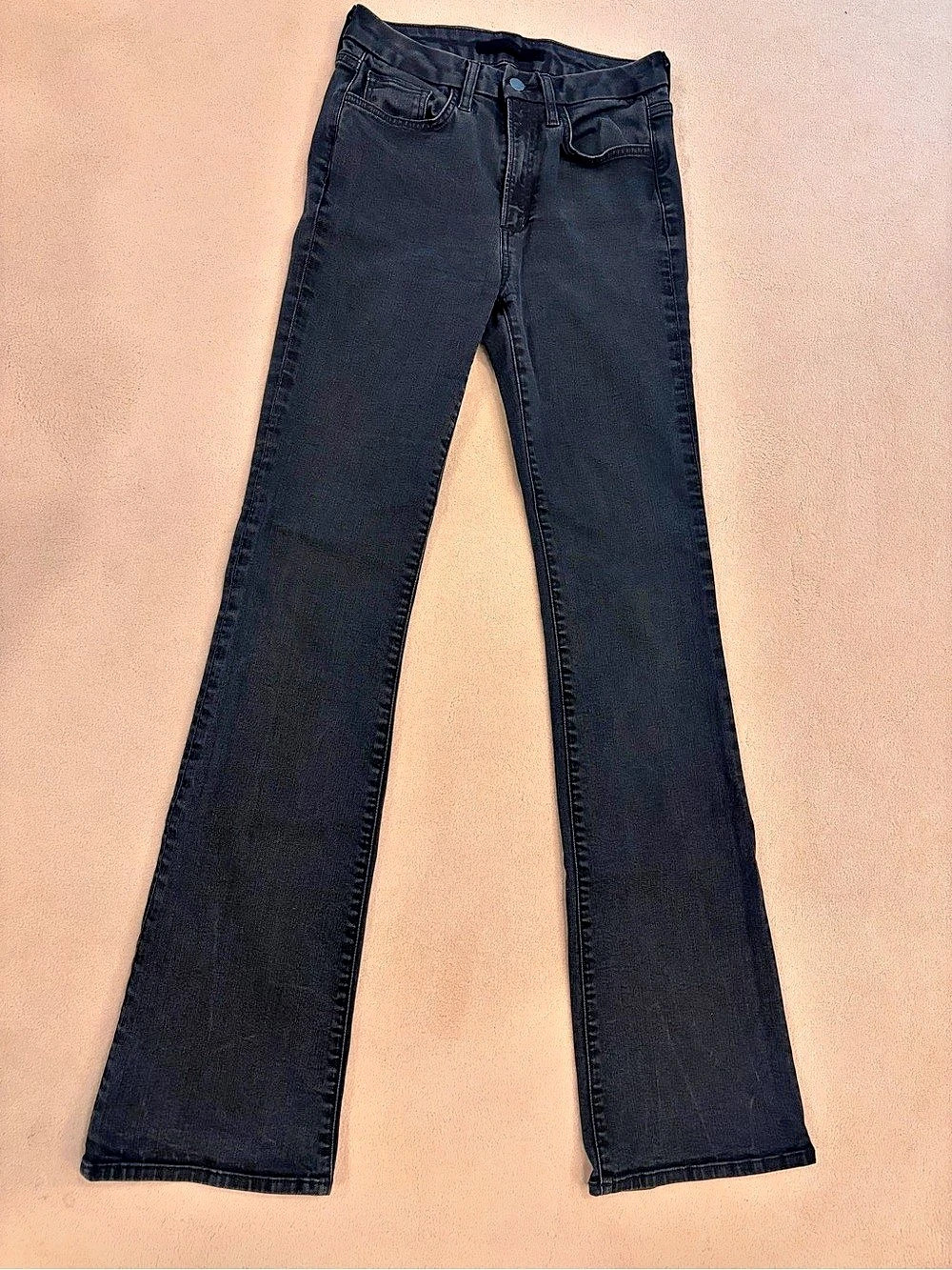 Joe's Jeans The Hi Honey Flare Jeans Waist 27 Black